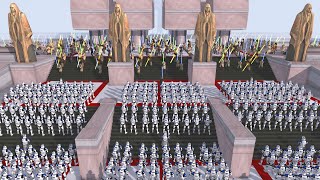 501st Clones Execute ORDER 66 on Jedi Temple  Men of War Star Wars Mod [upl. by Nadaha109]