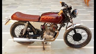 Scrambler Build  FINAL PART  Motorcycle Modification [upl. by Loni556]