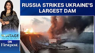 Ukraine War Russian Missile Strikes Ukraine’s Largest Dam  Vantage with Palki Sharma [upl. by Nawj]