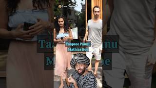 Taapsee Pannu amp Mathias Boe Net Worth bollywood taapseepannu mathiasboe [upl. by Ainehs]