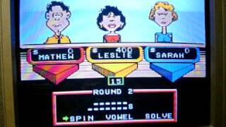 Me Playing Wheel of Fortune 1991 Edition for the NES Part 1 [upl. by Kwang638]