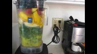 Waring Raptor MX1000XTX First Green Smoothie [upl. by Juanita]