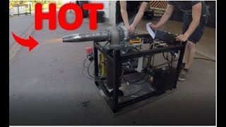 DIY TURBOJET ENGINE  HIGH SCHOOL PROJECT [upl. by Abie]