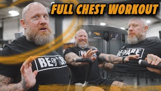 DO A COMPLETE CHEST WORKOUT WITH ME  MIKE VAN WYCK [upl. by Drhcir]