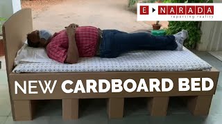 easy to assemble cardboard bed  Innovative ideas  ENarada NEWS [upl. by Trace346]