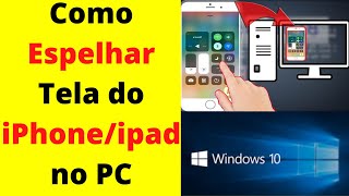 LonelyScreen Como espelhar a tela do iPhone ou iPad em um PC com Windows [upl. by Kevina867]