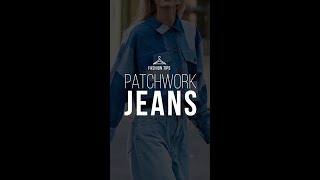 Patchwork Jeans 1  Tendência 2022 I SHORTS [upl. by Liamaj942]