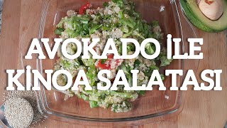 AVOKADO İLE KİNOA SALATASI Doyurucu Salata Tarifleri [upl. by Placidia]