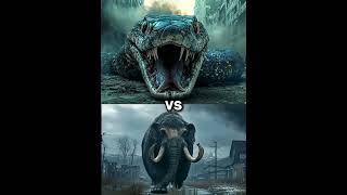 Mammoth vs Anaconda vs White Animals Battle black panther Tiger bear dainasour king kong T rex [upl. by Reinhardt]