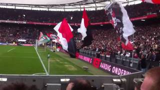 Feyenoord NAC opkomst [upl. by Lyrrehs]