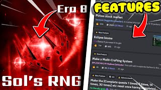 ERA 8 Is FINALLY COMING NEW FEATURE REQUESTS  DEVICES In SOLS RNG [upl. by Leroi]