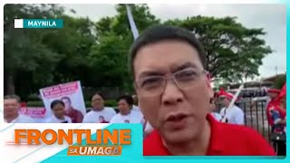 Ilang tatakbo sa pagkasendor at kinatawan ng mga partylist naghain na ng COC  Frontline Sa Umaga [upl. by Aicirtac]