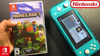 Minecraft  Unboxing and Gameplay  Nintendo Switch Lite  Black Friday Deal [upl. by Cantlon]