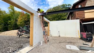 Preparing a New Basement Floor for Concrete  House Build 8 [upl. by Enitsenrae365]