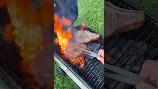 ribeye steaks on the grill the grey gourmand way [upl. by Aronos]