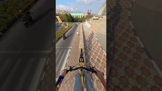 İnce duvara tırmanabilecek miyim mtb bisiklet bike shorts pov [upl. by Eipper]