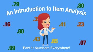 An Introduction to Item Analysis  Number Everywhere [upl. by Zoes]