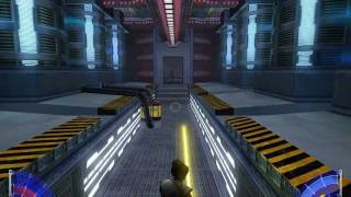 Jedi Knight Jedi Academy  Corellia mission tramtrain [upl. by Cudlip]