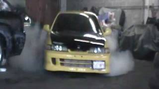 DC2 Turbo Integra Burnout [upl. by Ahsiuqel]