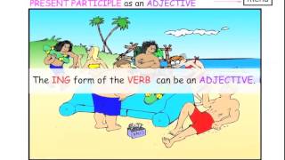 PRESENT PARTICIPLES  VERBALS  Easy English Grammar [upl. by Neumark976]