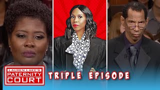 She Says Shes Owed 20000 In Child Support Triple Episode  Paternity Court [upl. by Ahsyekal]