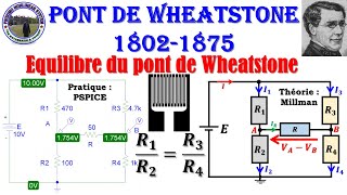 Application du Théorème de Millman – Pont de Wheatstone [upl. by Pfaff]