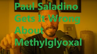 Paul Saladino Gets It Wrong About Methylglyoxal [upl. by Adnohryt798]