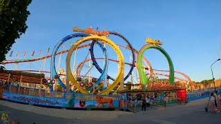 Olympia Looping Prater Park Vienna Austria 2022 [upl. by Aitnic250]