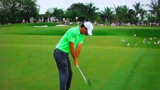 Rory McIlroy  141 Yard PW FramebyFrame 2014 [upl. by Acissaj]