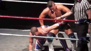 Dean Allmark vs Marty Scurll from Skegness 20th June 2013 All Star Wrestling UK [upl. by Elrak469]