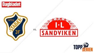 Stabæk  Sandviken Toppserien 2017 6 runde [upl. by Alodee956]