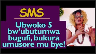 Menya amakosa 5 wirinda mu kwandikira umusore na SMS zubwoko 5 zimukura mu bye [upl. by Aihpled]