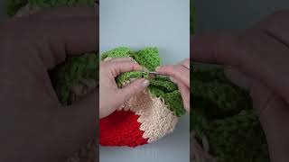 Amazing DIY crochet bag quotStrawberryquot for beginners easily Miarti🧶 [upl. by Mott]