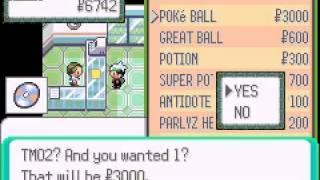 Pokemon Emerald TMs Cheats [upl. by Letisha]