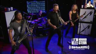 Metallica quotMaster of Puppetsquot Live on the Howard Stern Show [upl. by Olrak]