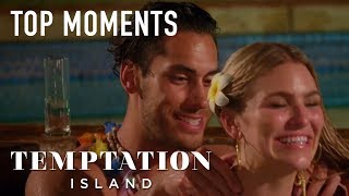 Temptation Island  David And Toneata Get Steamy In Hot Tub  Season 2 Episode 3  on USA Network [upl. by Garner850]