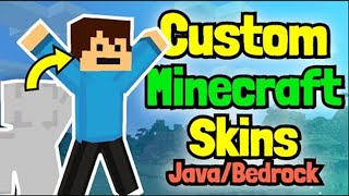 How To Make Your Own Custom Skins In Minecraft Java amp Bedrock [upl. by Goldia]