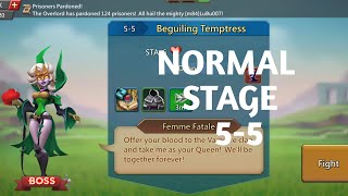 Lords mobile normal stage 55 f2pBeguiling Temptress normal stage 55 [upl. by Eisus]