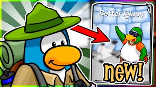 🌴 August 2020 Better Igloos SECRETS  Beach Day Pin Location 🦩  Club Penguin Rewritten [upl. by Eirrot]