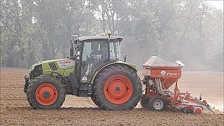 CLAAS Arion 420 amp New Kverneland Accord DL  LISSIGNOLI  Sowing triticale 2017 [upl. by Bast]