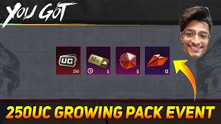 😍250UC BGMI GROWING PACK IS HERE  MYTHIC FORGE FIRST CRATE OPENING ​⁠ParasOfficialYT [upl. by Beatriz]