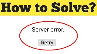 How To Fix Server Error in Google play store in android 2020  Google Play Store Server Error [upl. by Etnahs]