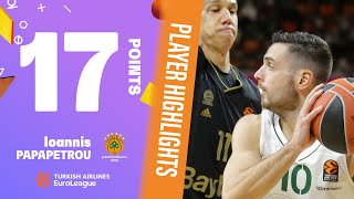 Ioannis Papapetrou vs Bayern  Player Highligths  Turkish Airlines EuroLeague [upl. by Almena]