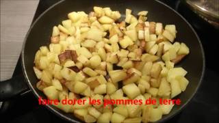 recettetartiflette rapideà la poêle [upl. by Paulson652]