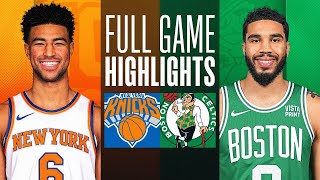 New York Knicks vs Boston Celtics Full Game Highlights  Oct 17  2023 NBA Preseason [upl. by Gilliam]