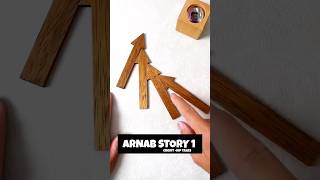 5 ARROW ধাঁধার সমাধান 🤦 shorts puzzle  mini wood puzzel slove  mini wood toy [upl. by Mortie]