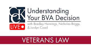 Understanding Your BVA Decision Denials Remands and Grants from the Board of Veterans Appeals [upl. by Eanat528]