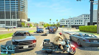 GTA 5  Dutch London Street Shootout  6 Star Escape ⭐⭐⭐⭐⭐⭐ [upl. by Kort]