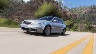 2001 Audi RS4 Avant  Forza Horizon 5  Steering Wheel Gameplay [upl. by Ailadi]