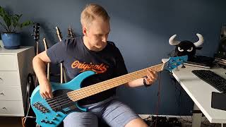 Delain  Moth to a Flame Bass cover [upl. by Gilead]